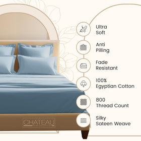 CHATEAU HOME COLLECTION queen pillowcases providing smooth edges and breathable comfort
