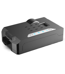 CHEBIO A16 battery pack, front view, ready for quick plug-and-play with the A16 vacuum