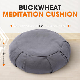 Cheer Collection cushion used as floor seat for yoga or reading.