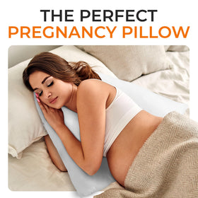 Cheer Collection Oversized V-Shaped Pillow easy-care design keeps pillow fresh between uses