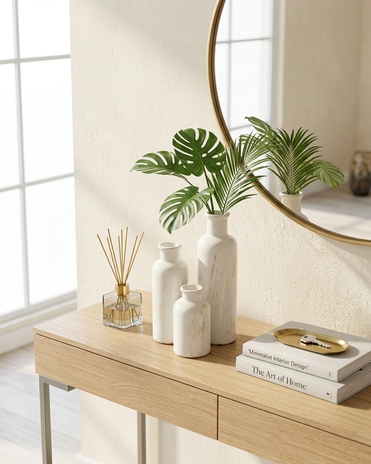 CheeryStow vases with protective anti-slip bottoms protect furniture.