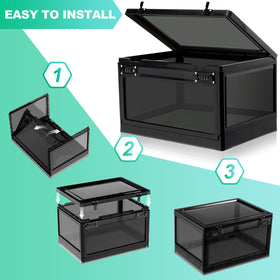 chefeggukk large lock box 3-digit lock enables quick, customizable access