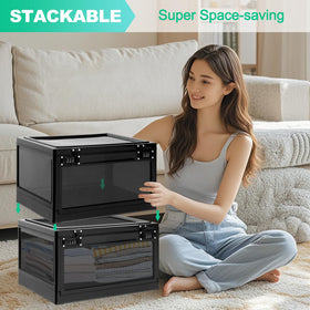 chefeggukk large lock box in fridge demonstrates versatile placement and easy access