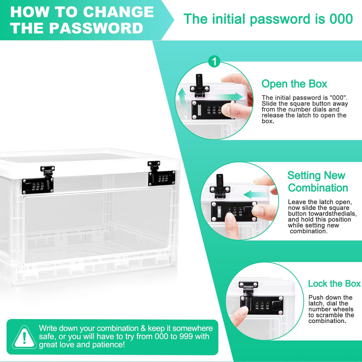 chefeggukk large medicine lock box clear material emphasizes visible contents in fridge storage
