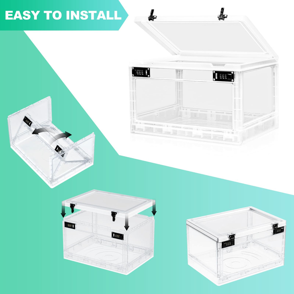 chefeggukk large medicine lock box kitchen use shows versatile home storage