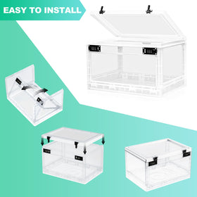 chefeggukk large medicine lock box kitchen use shows versatile home storage
