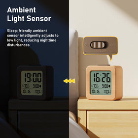 CHEREEKI automatic light sensor keeps display gentle at night.