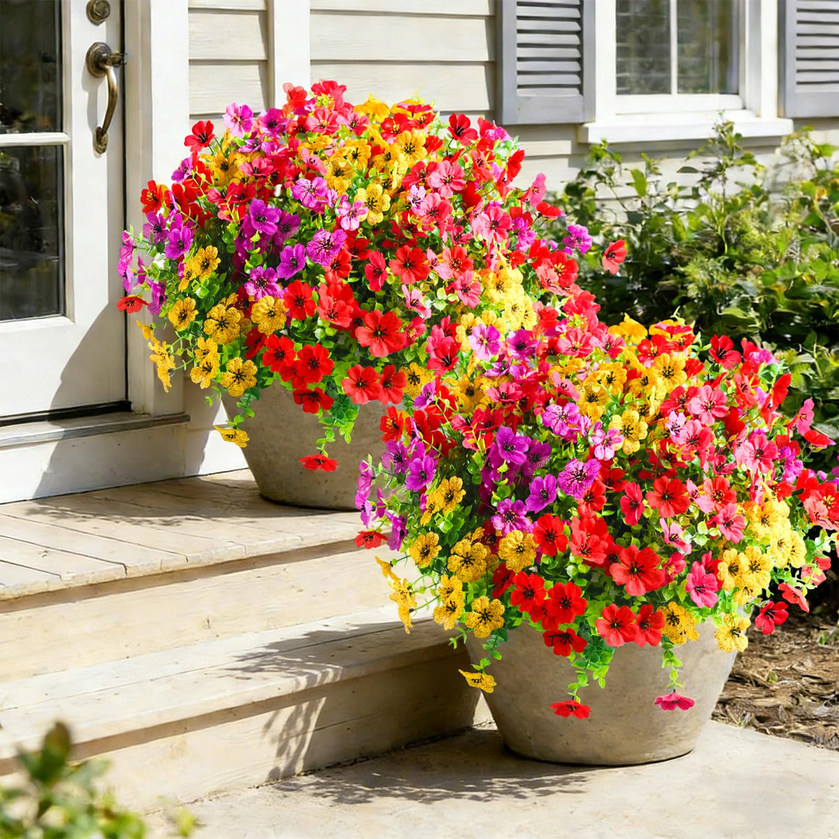 Cherica 40-pcs pink bloom adds long-lasting color to outdoor porches