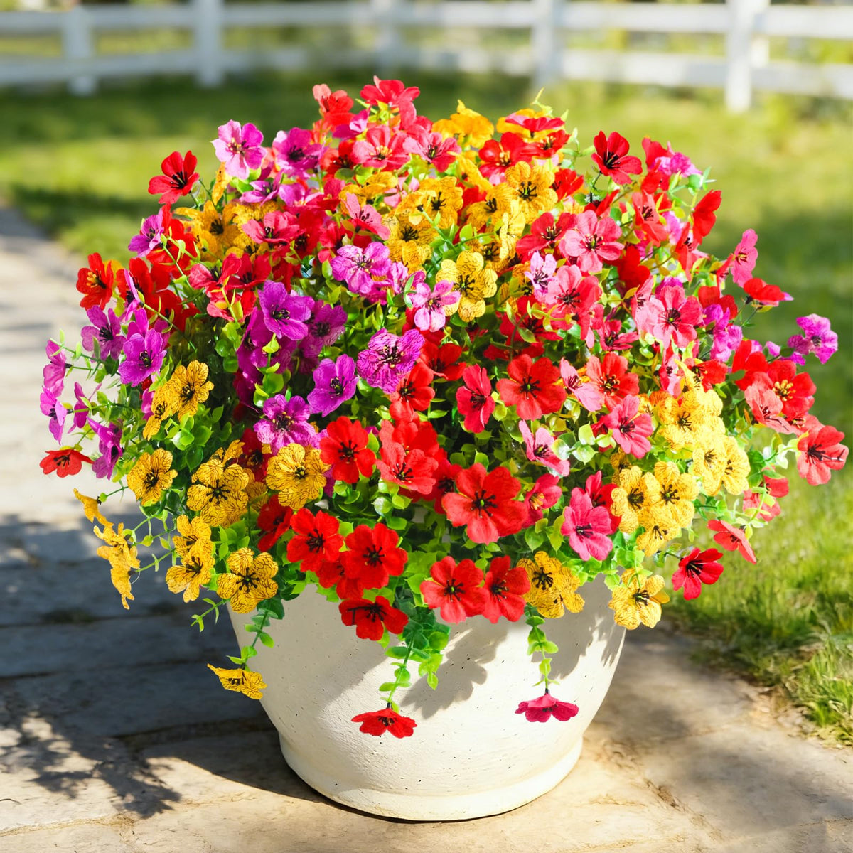 Cherica 40-pcs yellow bloom brightens entryways
