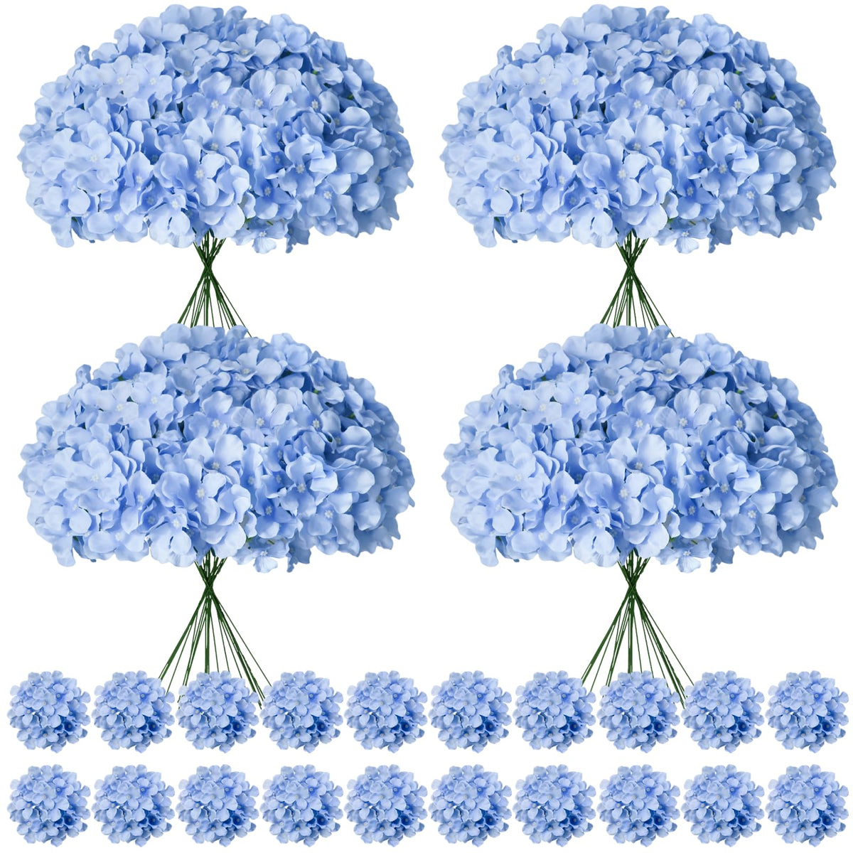 Cherica blue hydrangea bulk flowers for versatile centerpieces and DIY bouquets