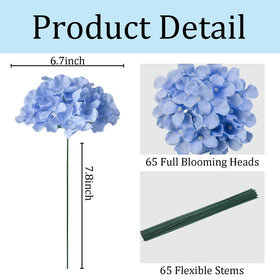 Cherica blue hydrangea bulk wreath craft enhances seasonal decorating.
