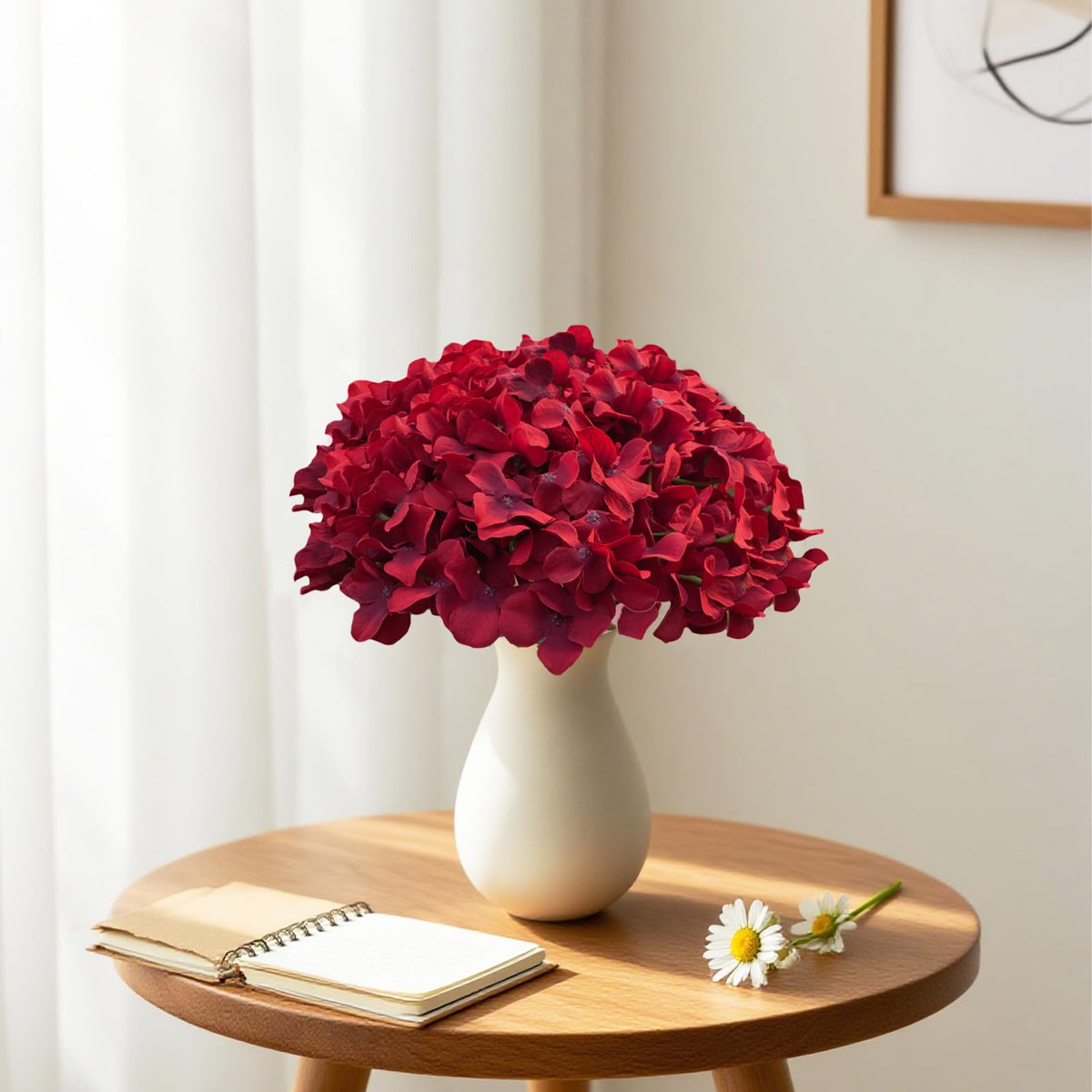 Cherica adhesive tube included to secure DIY hydrangea bouquets.