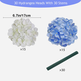 Cherica faux hydrangea stems for easy, flexible arrangements