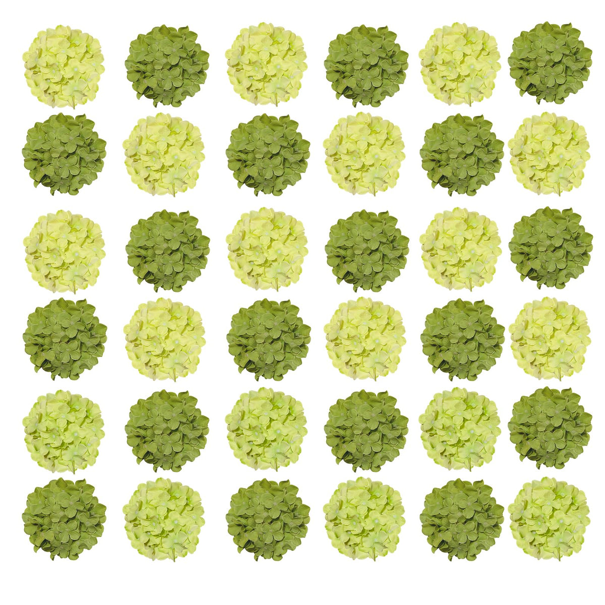 Cherica artificial hydrangea flowers—40-piece heads for lush, maintenance-free home decor.