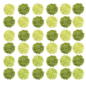 Cherica artificial hydrangea flowers—40-piece heads for lush, maintenance-free home decor.