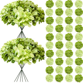 Cherica hydrangea artificial flowers with green mix petals for elegant arrangements.