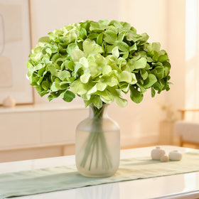Cherica hydrangea green heads ready for wedding centerpieces with lasting beauty.
