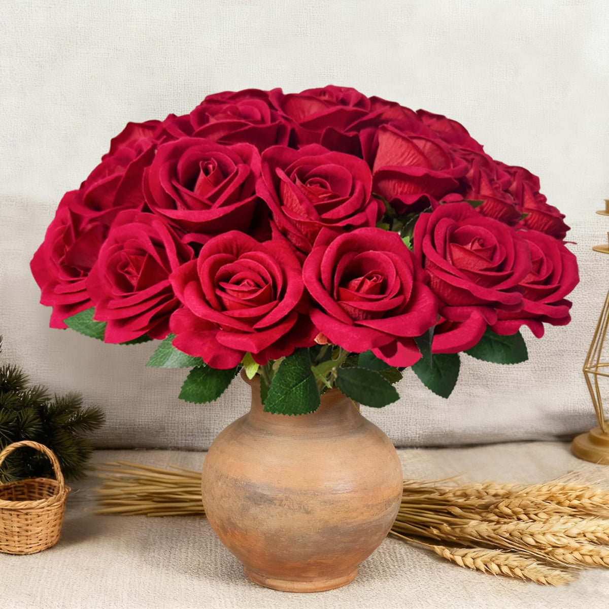 Cherica no fade roses stay vibrant with zero watering.