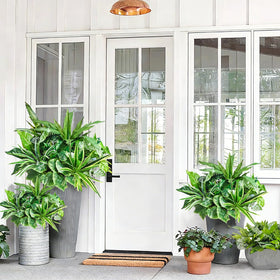 Cherica planter display porch 04 illustrates easy front porch styling.