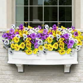 Cherica fake flowers provide versatile indoor and outdoor decor with no watering