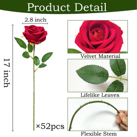 Cherica soft-touch velvet petals add realistic, tactile beauty