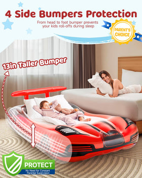 CHERIMOR car-design toddler bed adds playful bedtime appeal