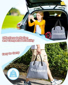 CHERIMOR foldable travel bed fits compactly in luggage