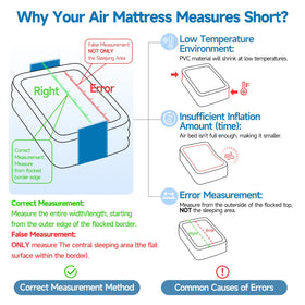 CHERIMOR Twin XL measures 80-by-39-by-18 inches for ample space.