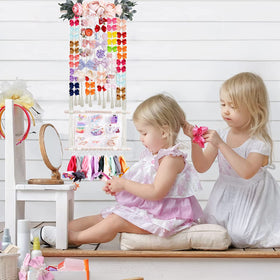 cherrboll baby headband organizer showcases a neat nursery display.