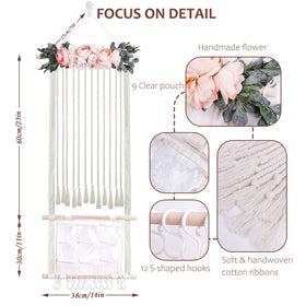 cherrboll wall decor for nursery room adds boho charm.