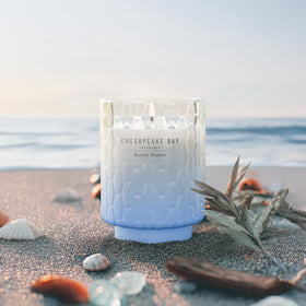 Serene Waters jar shows ombre hues for a subtle nautical vibe