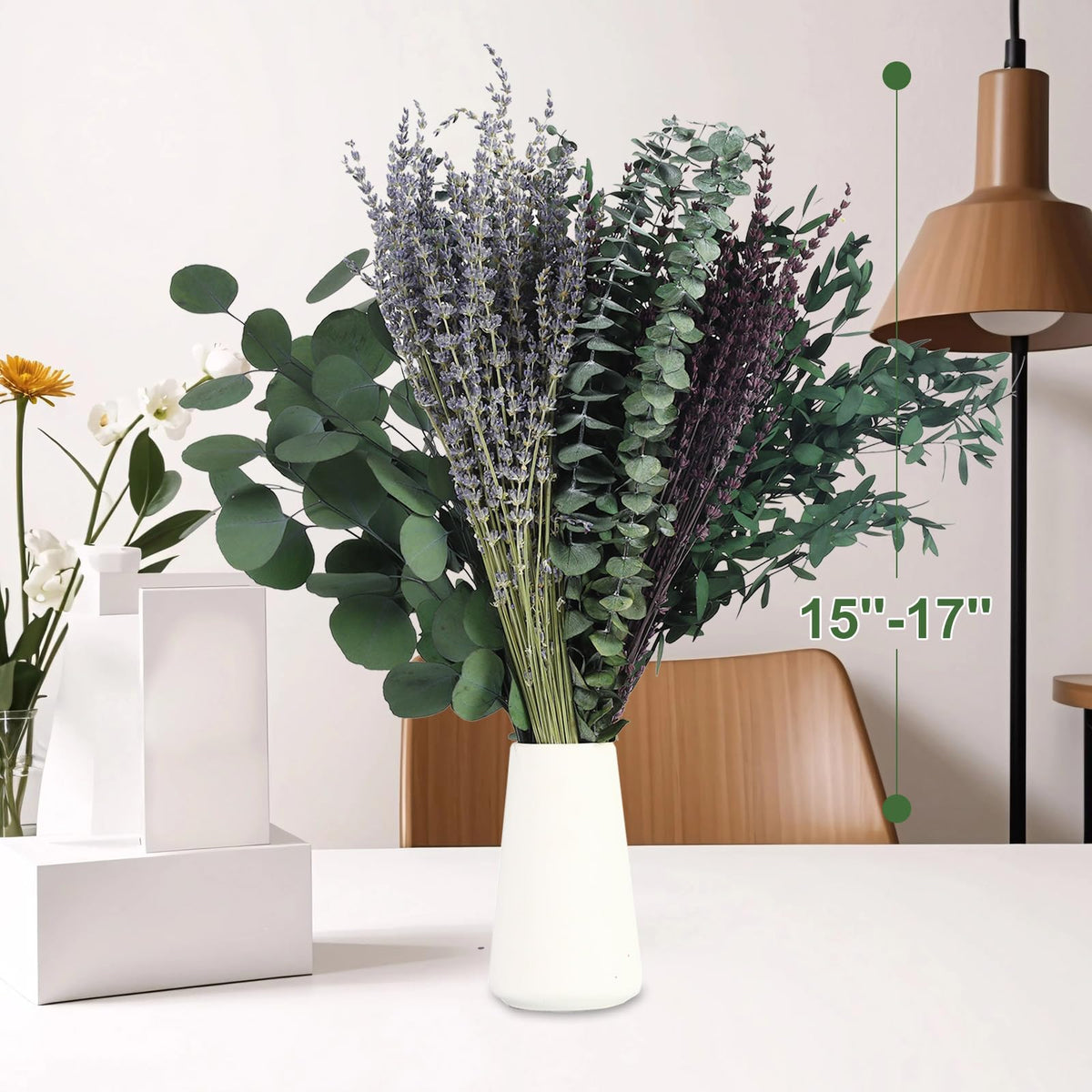 Chflost green dried eucalyptus leaves for enduring home greenery and centerpieces.