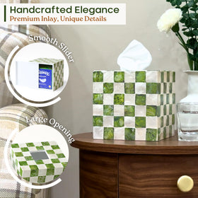Chi An Home bottom slider refills tissue boxes quickly and cleanly.
