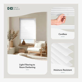 CHICOLOGY inside-mount view emphasizes precise fit and clean window appearance.