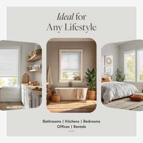 CHICOLOGY 1-inch vinyl slats offer flexible light filtering and privacy.
