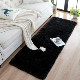 Chicrug non-slip bottom helps stay in place on smooth floors.