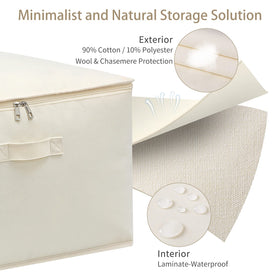 CHICVIE storage bag with reinforced handles for easy lifting and moving