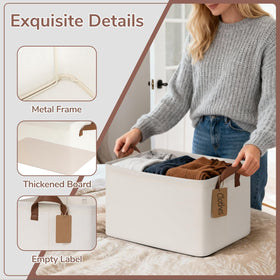 CHICVITA foldable-bin saves space when not in use.