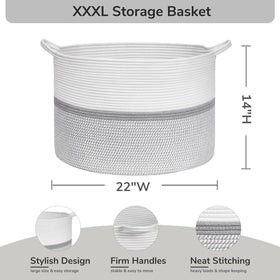 CHICVITA foldable and machine washable basket for quick cleaning