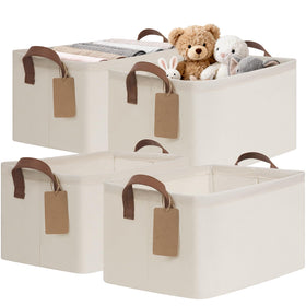 CHICVITA storage baskets with sturdy base plates for stable organization
