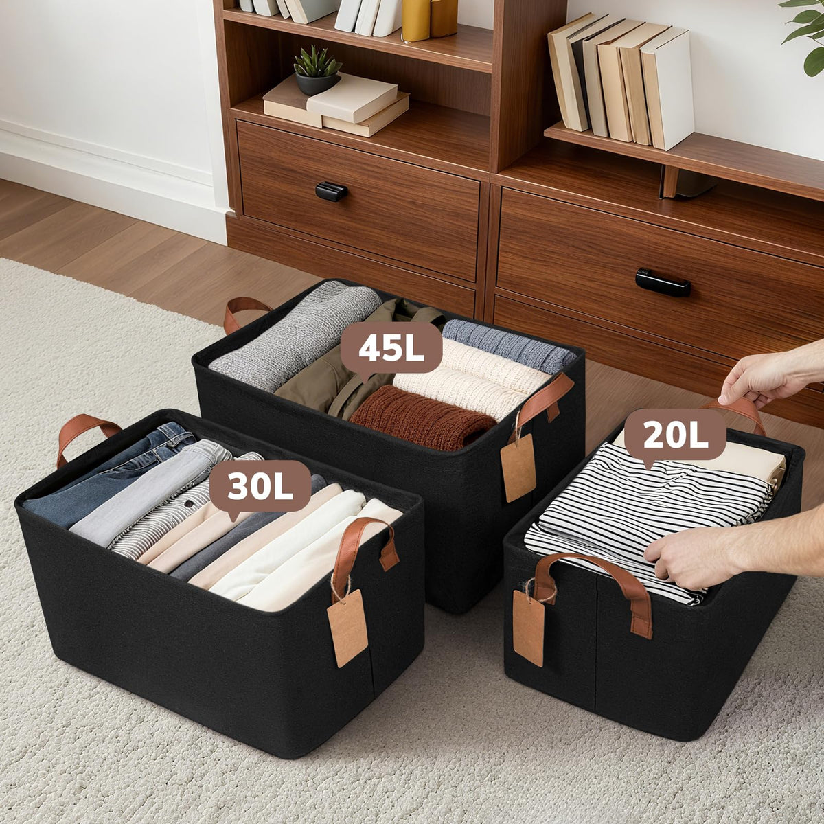 CHICVITA base plates ensure upright stability