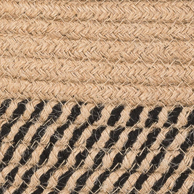 CHICVITA foldable wicker basket stores flat when not in use.