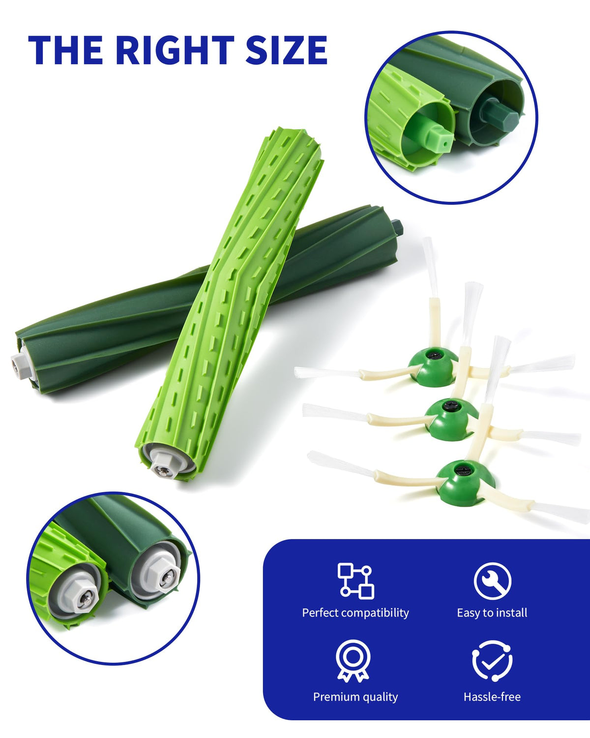 CHIKIXSON cleaning brush included for easy part maintenance and replacements