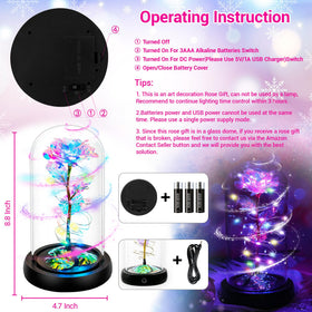 Childom led-strip-rose-dome provides mood lighting for any room
