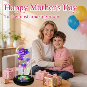 Childom Mothers Day rose gift box arrives ready to present.