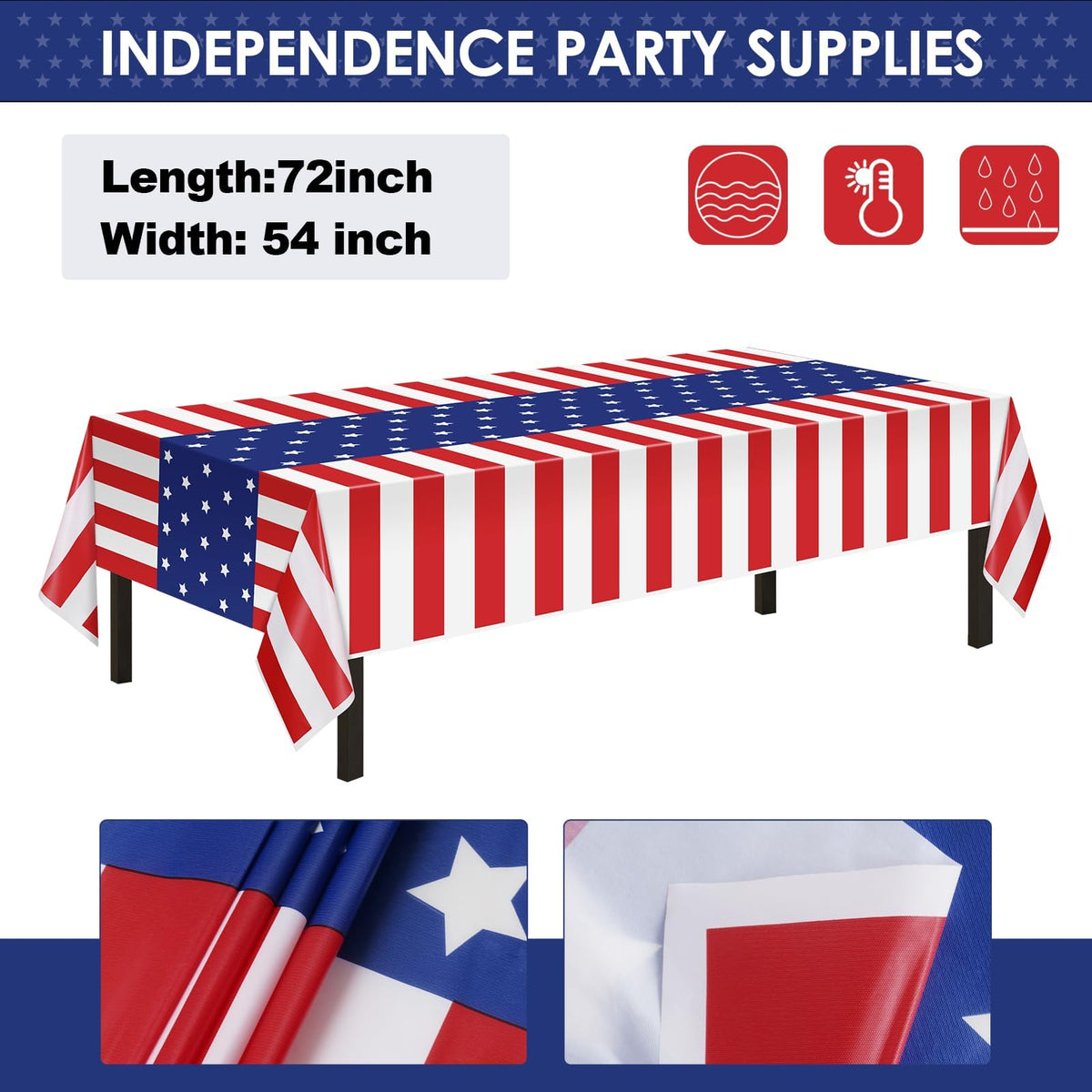 Childom patriotic blue knives for sturdy outdoor use