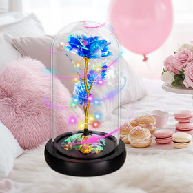 Childom USB-powered rose light completes a cozy setup