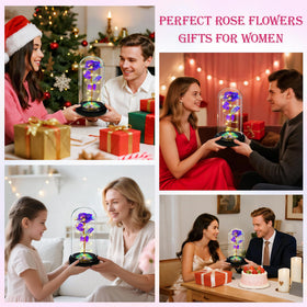 Childom Valentines rose in dome brightens celebrations with a romantic glow