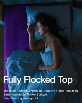 CHILLSUN air mattress with 21 coils delivers supportive sleep.