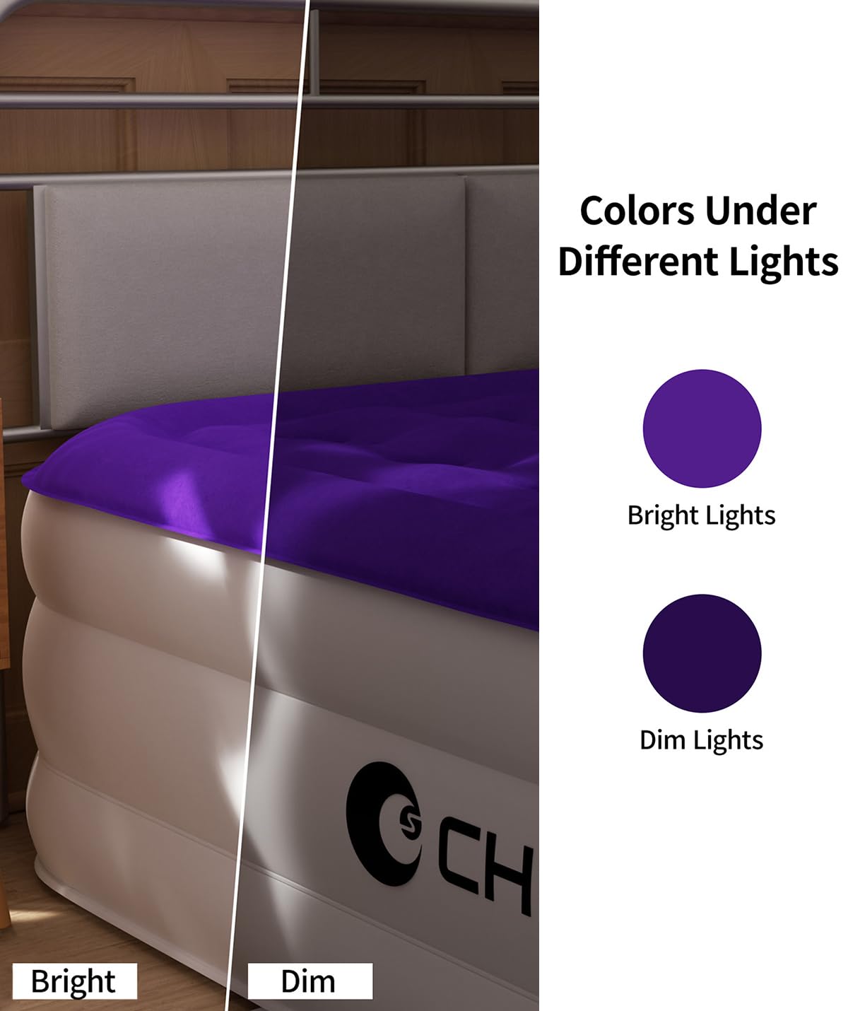 CHILLSUN air mattress comes with travel storage bag for easy packing.